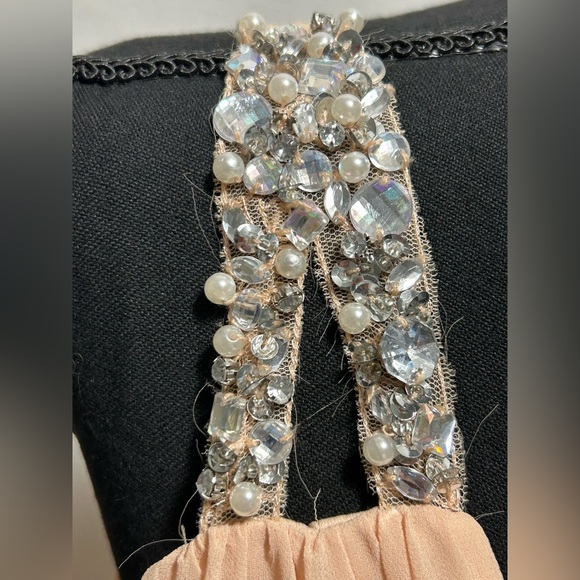 City Studio Beaded Midi Dress - 7 - Cream - Used - Picture 5 of 8